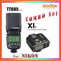 SALE GODOX TT685n Wiress Flash Tirgger For Nikon (COMBO SET) (สินค้ารับประกัน 1 ปี) ##กล้องถ่ายรูป ถ่ายภาพ ฟิล์ม อุปกรณ์กล้อง สายชาร์จ แท่นชาร์จ Camera Adapter Battery อะไหล่กล้อง เคส