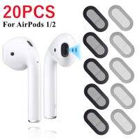 สำหรับ Airpods 2 1 Headhone Port สติกเกอร์ตาข่ายกันฝุ่นสำหรับ Airpods 1/2สะอาดกาวเปลี่ยนได้ป้องกันสติกเกอร์ฝุ่นใหม่