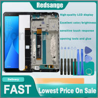 Redsange หน้าจอ LCD IPS สำหรับ Asus Zenfone Max Plus(M1) ZB570TL หน้าจอสัมผัส Digitizer แทนการประกอบสำหรับ Asus Zenfone Max Plus(M1) หน้าจอแสดงผล ZB570TL พร้อม Digitizer สัมผัสขอบจอสำหรับ Asus ZB570TL LCD