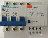 【❖New Hot❖】 yu07 3pn Dz47le 63a กระแสไฟตกค้างเบรกเกอร์ด้วยชนิด Rcbo C ป้องกันกระแสไหลมากเกิน