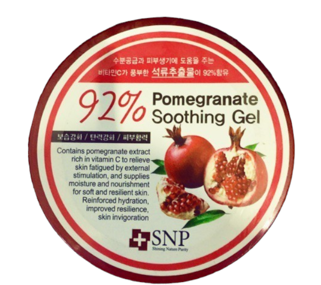 snp-pomegranate-soothing-gel-เจลบำรุงบำรุงผิวหน้าและผิวกาย-สารสกัดจากทับทิม-92-เกาหลี