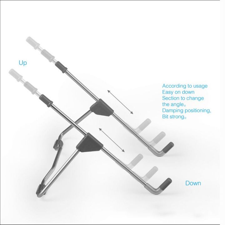 yingke-ขาตั้งแท็บเล็ตแล็ปท็อปพับได้แบบพกพาปรับเคสระบายความร้อนได้รองรับการลื่นโน้ตบุ๊ค10-17นิ้วสำหรับ-ipad-macbook