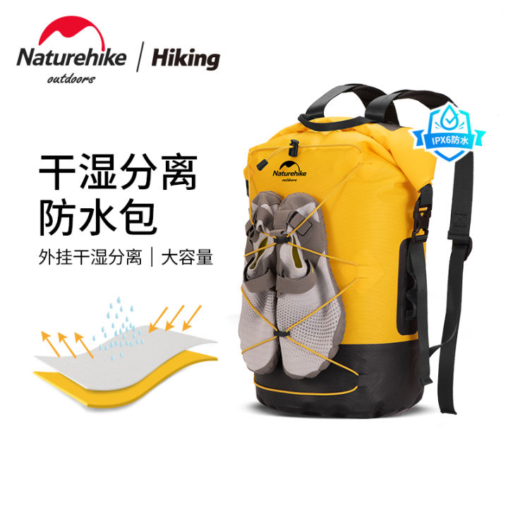 naturehike-outdoor-waterproof-bag-tourism-single-shoulder-oblique-satchel-beach-holiday-dry-and-wet-separation-waterproof-bag