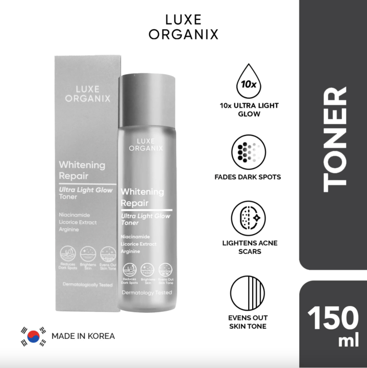 Luxe Organix Whitening Repair Ultra light Glow Toner 150ml | Lazada PH