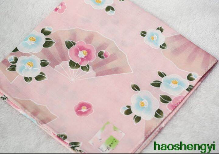 cw-quality-style-handkerchiefcotton-camellia-fan-handkerchief-48cmx48cmhe-best-gift-for-a-friend