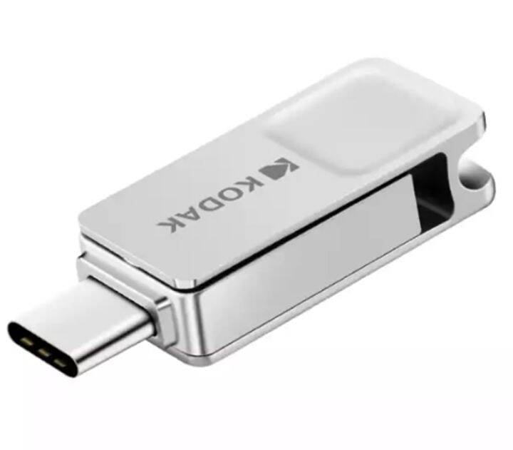 kodak-usb3-1-โลหะ-usb-flash-drive-16gb-32gb-64gb-128gb-type-c-dual-interface-memory-stick-u-ไดรฟ์ปากกา