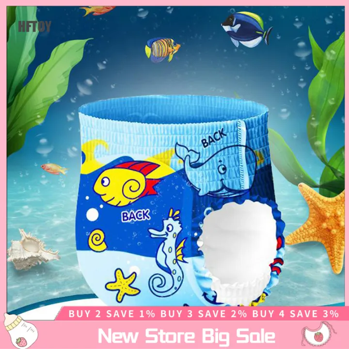 [HFTOY]1Pc Baby Swimming Diapers Children's Waterproof Diaper Leakproof