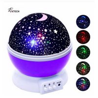 LED Rotating Night Light Projector Starry Sky Star Master Children Kids Sleep Romantic LED USB Projector Lamp Child Gifts