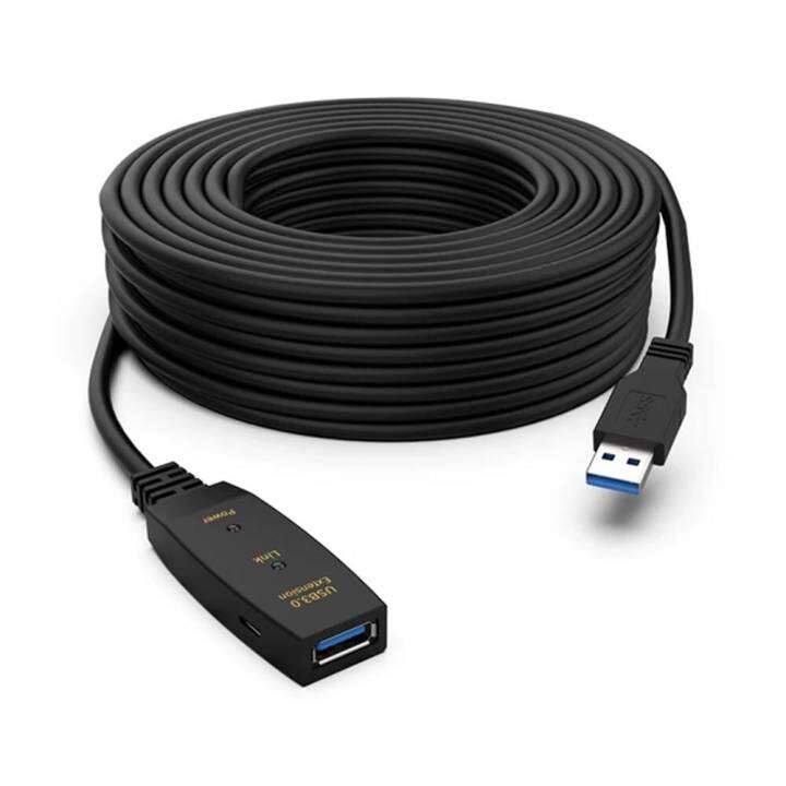 Active Usb 3 0 Extension Cable 10m With Amplifier Powered 10m Usb 3 0 Male To Female Extension