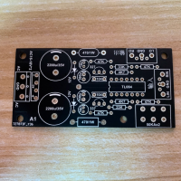 บอร์ดปรับจูนระดับชั้นด้านหน้าแบบ TL084บอร์ดเปล่า A1สายโทรสารพร้อมวงจรปรับแต่ง PCB ไม่มีการสนับสนุนทางเทคนิค