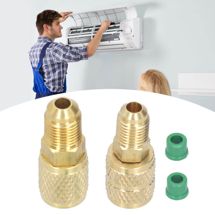 R410 To R22 Adapter Brass Material 1/4Sae Adapter for Air Conditioners