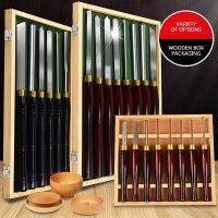 8pcs / set ใบมีดเครื่องกลึงไม้ เครื่องมือ HSS จมูกกลมกว้างมีดโกนภายในโค้งรอบมีดโกน Woodturning Gouge เครื่องมือ การกลึงไม้