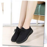 *LYSBAG* Canvas Shoes - รองเท้าผ้าใบสลีปออน ถูกที่สุด​ น้ำหนักเบา (สีดำล้วน) **พร้อมส่งในไทย***