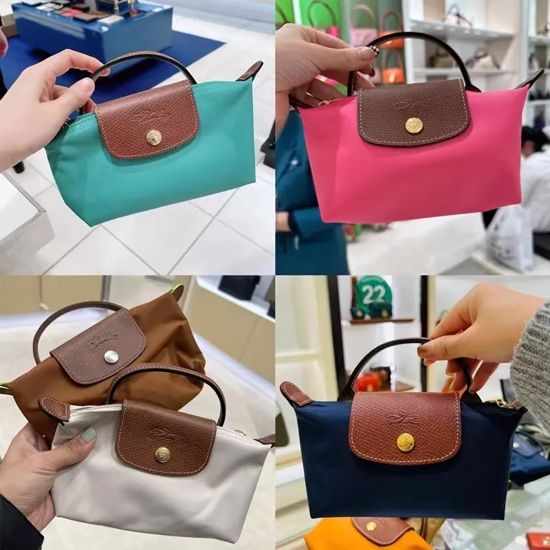 ️‍ Original Longchamp The Latest Style Tote Bag Cowhide Handbag for Women  Mini Coin Purse