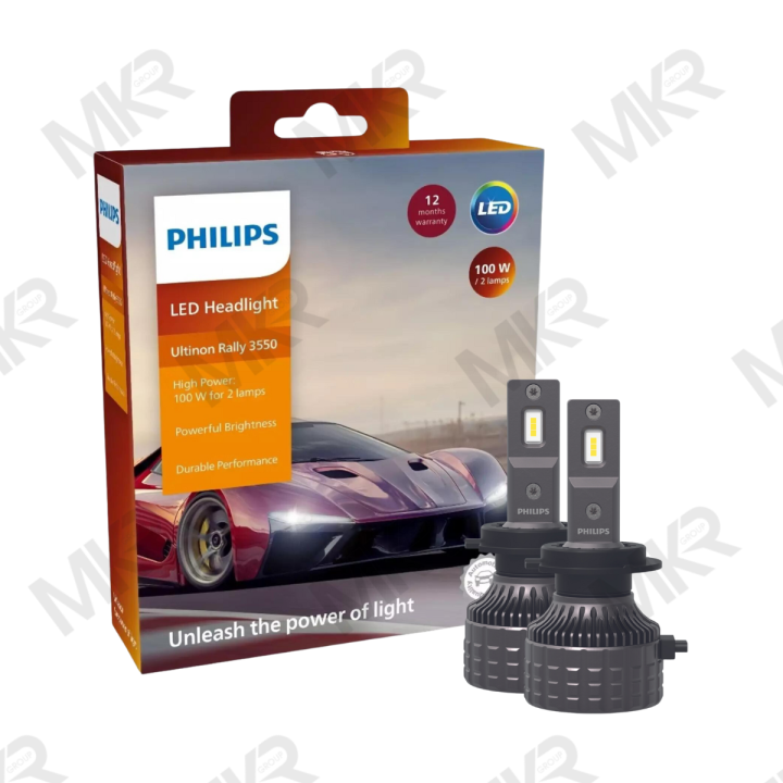 philips-หลอดไฟหน้ารถยนต์-ultinon-rally-3550-led-50w-สว่าง-4500-ลูเมน