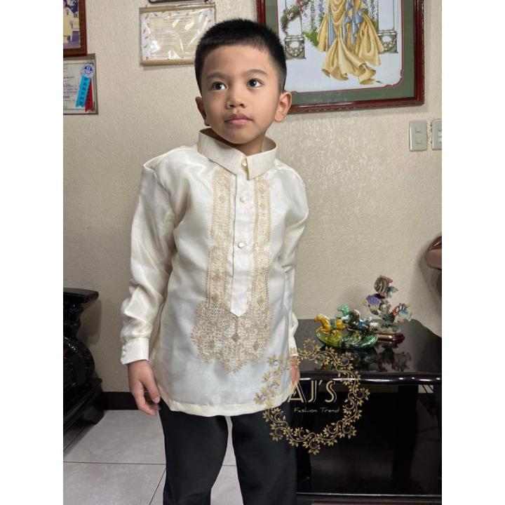 Barong With Lining For Kids 