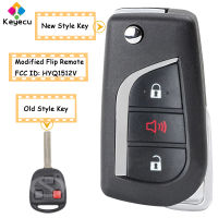 KEYECU Upgraded Flip Remote Control Key With 3 Button &amp; 312MHz &amp; 4D68 Chip - FOB for Lexus LX470 GX470 RX300 FCC ID: HYQ1512V