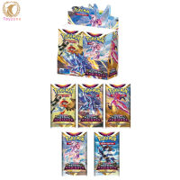 324pcs Pokemon Board Game Battle Cards Gold Foil Anime Cartoon Elf English Cards For Fans Collection