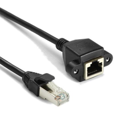 ”【；【-= 0 6M Male To Female RJ45 Ethernet Internet Network LAN Extension Cord Cable RJ45 Shielded Cable