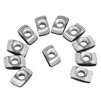 10pcs/lot M3 M4 M5 M6 M8 Aluminum Profiles Thread T Nut EU Standard Drop In T-Slot Carbon Steel for 2020 3030 4040 4545 Series Hand Tool Parts Accesso