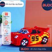 TẶNG BÚA  Xếp hình le go disney cars lightning mcqueen xe hơi size to