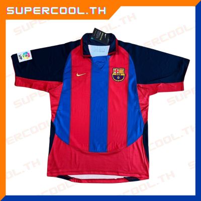 Barcelona 2003/04 Vintage Jersey เสื้อฟุตบอลบาร์เซโลน่า เสื้อบอลบาร์ซ่ารุ่นเก่า