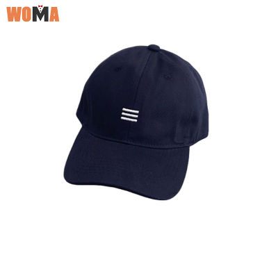 WOMA หมวก ผู้ชาย เท่ๆ หมวกวินเทจ เท่ๆ หมวกเบสบอลผ้าฝ้าย unisex สำหรับผู้ชายและผู้หญิง หมวกปรับได้หนึ่งขนาดพอดีที่สุด