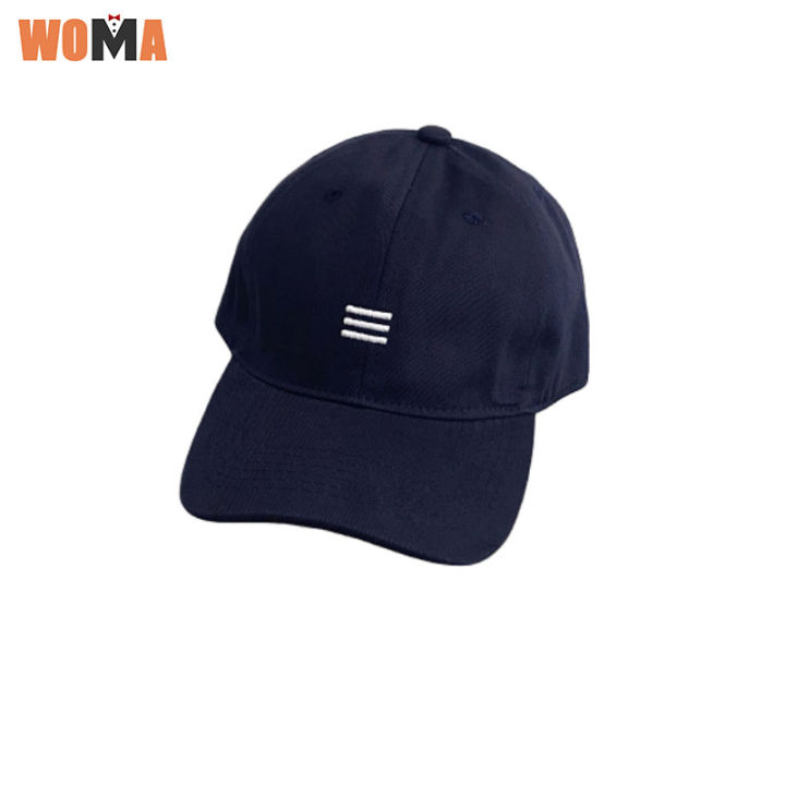 woma-หมวก-ผู้ชาย-เท่ๆ-หมวกวินเทจ-เท่ๆ-หมวกเบสบอลผ้าฝ้าย-unisex-สำหรับผู้ชายและผู้หญิง-หมวกปรับได้หนึ่งขนาดพอดีที่สุด
