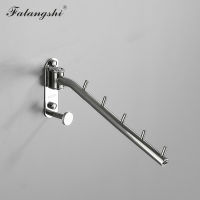 Falangshi Clothes Rack Polished Swivel Clothes Hangers Stainless Steel Wall Mount Hanger Drying Rack Clothes Organization WB3019