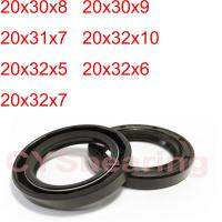 2 Buah TC NBR Oil Seal Nitril Skeleton Sealing Gasket Radial ID20 20X30X8 20X30X9 20X31X7 20X32X10 20X32X6 20X32X7 20x32x8MM