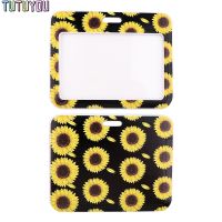 PC3156 Sunflowers Bank Credit Card Holder Wallet Bus ID Name Work Card Holder For Student Card Cover Business Card