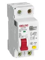 DELIXI DZ47PLEY-63 Double-in and Double-out 1P N Leakage Protection Circuit Breaker Switch C Type D Type Household Main Gate 63A