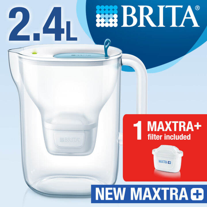 Brita Water Pitcher Style with 1 MAXTRA+ Filter Cartridge (Blue ...