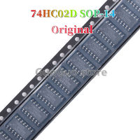 SN74HC02D 74HC02D ของแท้ SOP-14 10ชิ้น SOP14 74HC02วงจรรวมลอจิก SMD ของแท้ใหม่