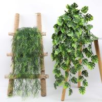 [ดอกไม้ประดิษฐ์ร้อน688] Plantas Fanticales De Ratán Persa Para Exteriores Enredadera Verde Falsa Colgante Plantas De Plásticko Resistes A Los Rayos UV Para Decoración De Fiesta De Boda