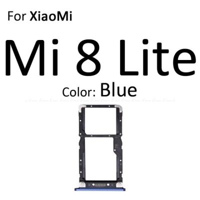 【☄New Arrival☄】 anlei3 ช่องใส่ซิมการ์ดช่องเสียบถาดเครื่องอ่านตัวเชื่อมต่อที่ใส่ Adapter Micro Sd สำหรับอะไหล่เปลี่ยน5x A1 Xiaomi Mi 8 Lite