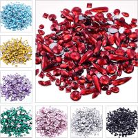 hotx【DT】 100pcs Mixed стразы Sew Rhinestone Sizes Sewing Rhinestones Glitter Stass Wedding B2862