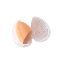 【CW】❏♂✺  1PC Sponge Storage Makeup Blender Puff Holder Egg Shaped Rack Transparent Puffs Drying