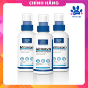 CHÍNH HÃNG Thuốc xịt ve, trị ghẻ, nấm Alkin Mitecyn cho chó mèo 50ml