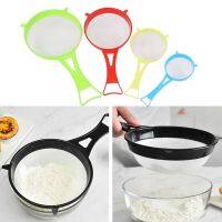 4Pcs/Set Multi Color Flour Sieve Plastic Kitchen Strainer Sieve Multi Purpose Colander Set Four Sizes DIY Kitchen Tools Colanders Food Strainers