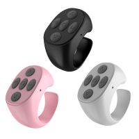 For TikTok Ring Remote Control Portable Bluetooth Mobile Phone Selfie Video Controller Fingertip Page Turner Browsing Controller