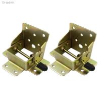 ☎✸✽ 2/4PCS Folding Bracket Iron Folding Lock Extension Table Chair Bed Leg Foldable Support Brackets Hinge Self Lock Hinges