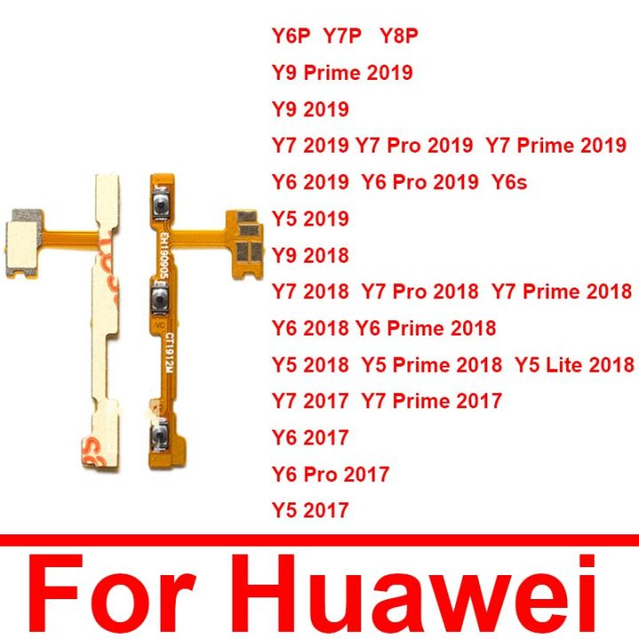 new-arrival-nang20403736363-huawei-y5สายเคเบิ้ลยืดหยุ่นสำหรับไฟฟ้าปริมาณ-y7-y6-y9-prime-lite-pro-2017-2018-2019-y6p-y7p-อะไหล่เฟล็กซ์ริบบอนข้างกุญแจสวิตช์-y8p