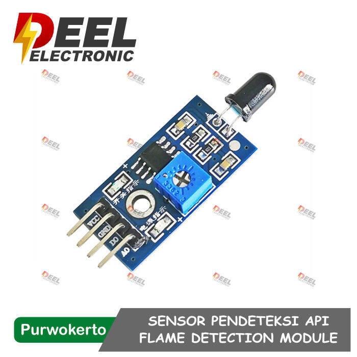SENSOR PENDETEKSI API INFRARED FLAME DETECTION MODULE FOR ARDUINO ...