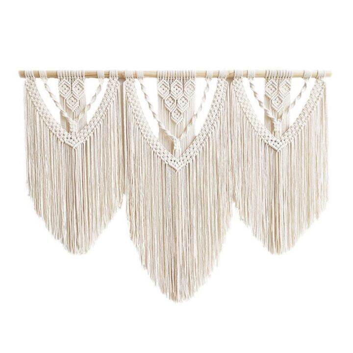 Macrame Wall Hanging Tapestry with Tassels Hand Woven Nordic Style ...