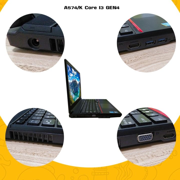 fujitsu-a574-core-i3-gen4-hdd-500-gbโน๊ตบุ๊คมือสอง-เล่นเกมออนไลน์ได้-notebook-ขนาด-15-6นิ้ว-คาราโอเกะ-ดูหนัง-ฟังเพลง