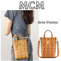 MCM AREN Ladies Mini Shoulder/Portable Messenger Chip Bag/Fashion Classic/แท้/Fast Shipping