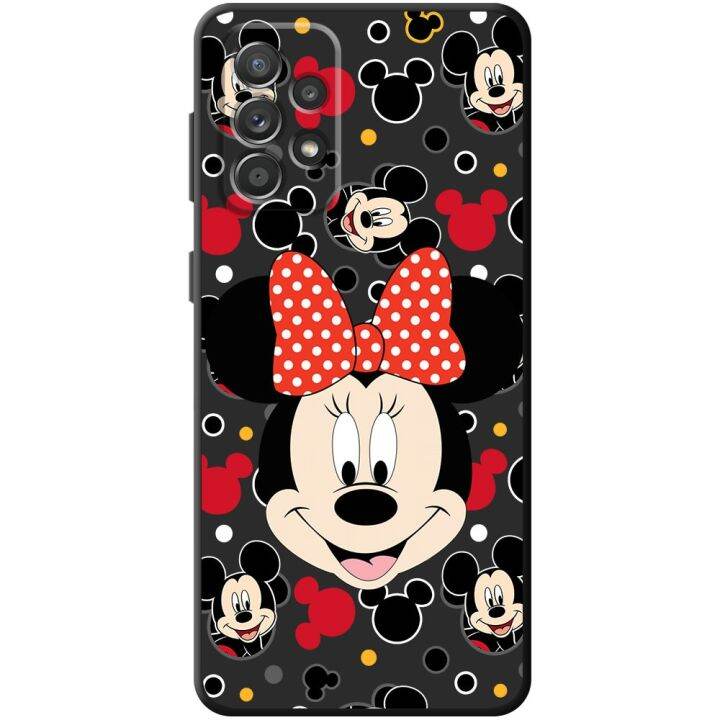 black-mickey-minnie-mouse-disney-case-for-samsung-galaxy-a11-a12-a72-a71-a21s-a22-a13-a51-4g-a52-5g-a32-cell-phone-bumper-coque-replacement-parts