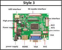 LCD TTL Controller Board HDMI VGA 2AV for 10.1 EJ101IA-01G Support Automatically Raspberry Pi Driver Board