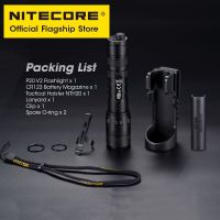 NITECORE ไฟฉายแรงสูง V2 P20ลูเมน,แฟลช LED สำหรับค้นหาไฟฉายแบบพกพาแบตเตอรี่ Lamp18650กลางแจ้งโดยเฉพาะ